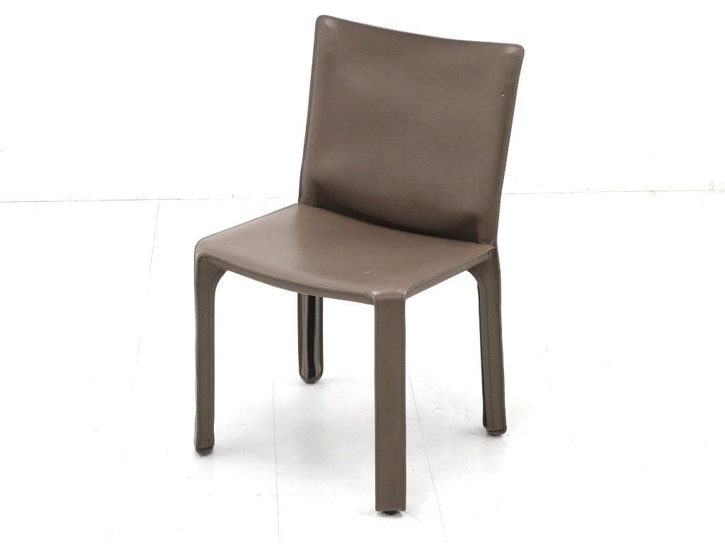 展示品　カッシーナ　キャブ　総本革　レザー　チェア　イス　モダン　名作　高級