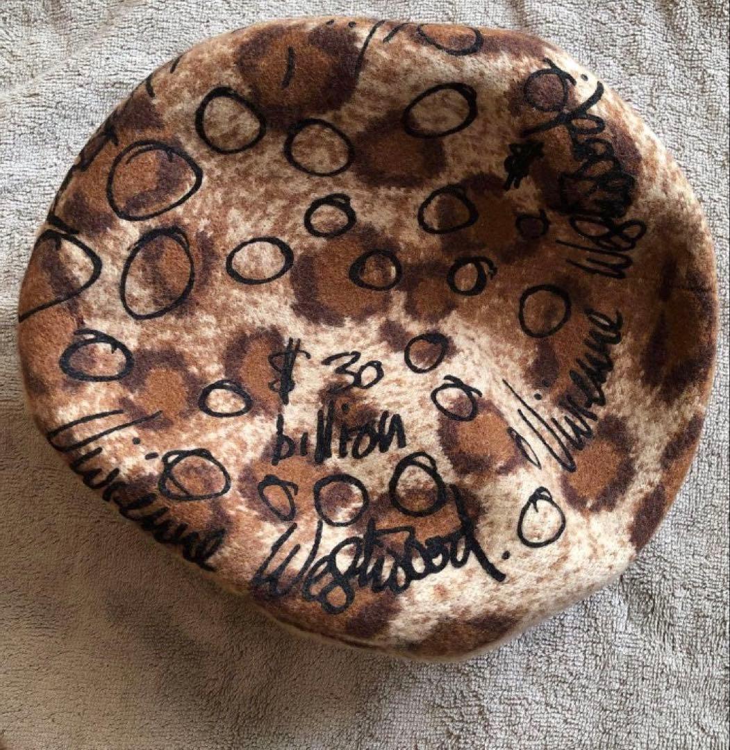 ヴィヴィアンウエストウッド レオパード柄 ベレー帽