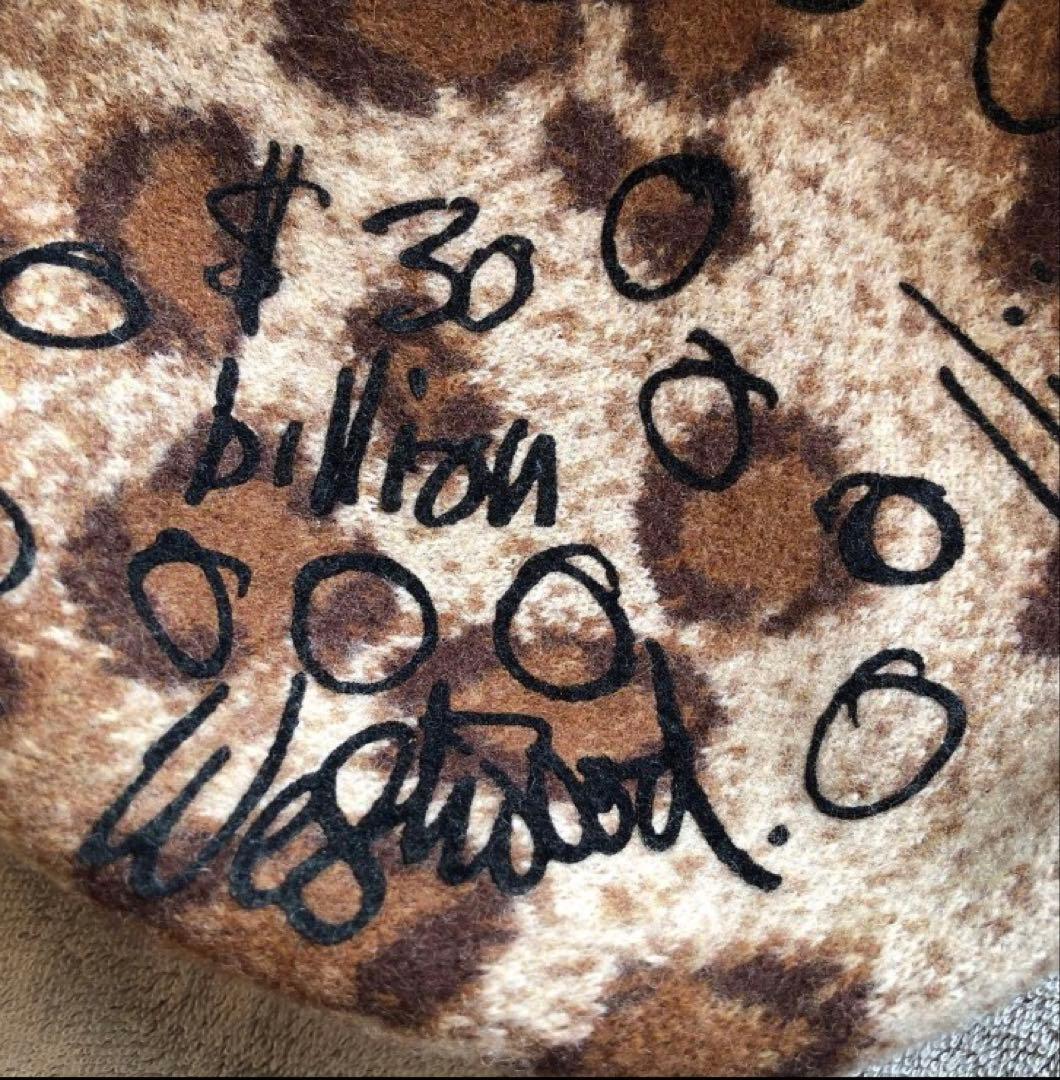 ヴィヴィアンウエストウッド レオパード柄 ベレー帽