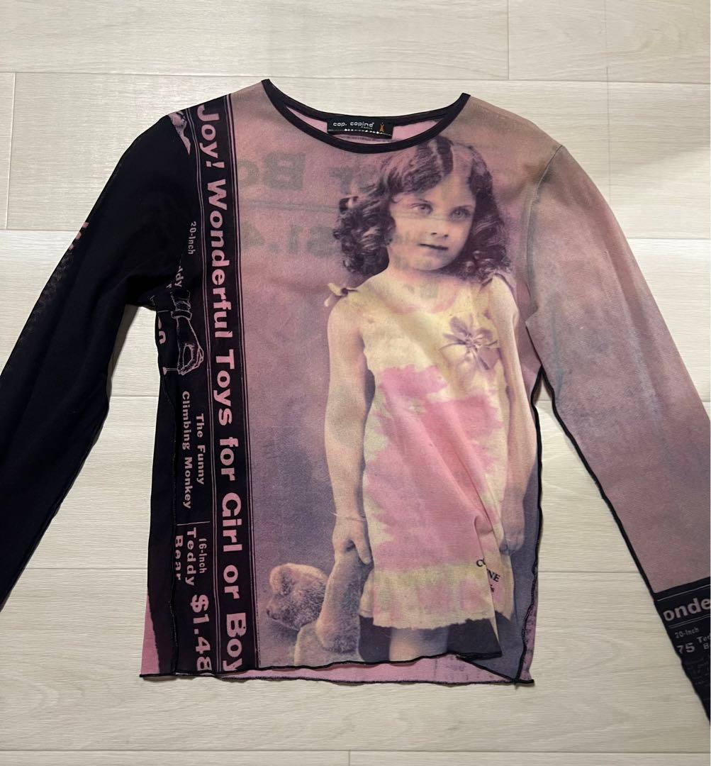 トップス COP COPINE sheer shirt