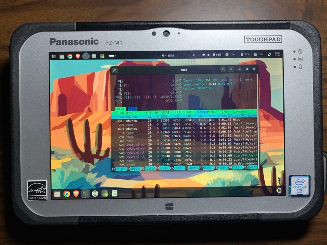 Windowsタブレット本体 Panasonic FZ-M1