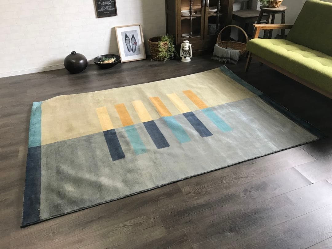 Kw M  142.5x203.5cm 絨毯 ラグ ラグマット