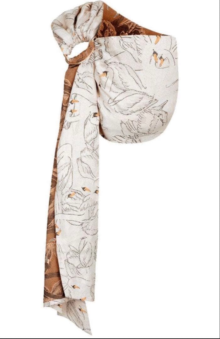 抱っこひも・おんぶ紐 鳥柄　スワン　試着のみ