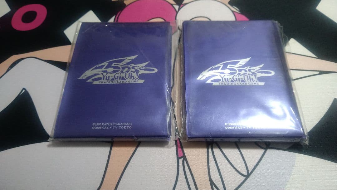 遊戯王　5D's Tin缶 スリーブ 紺 青 パープル ブルー 海外 英語