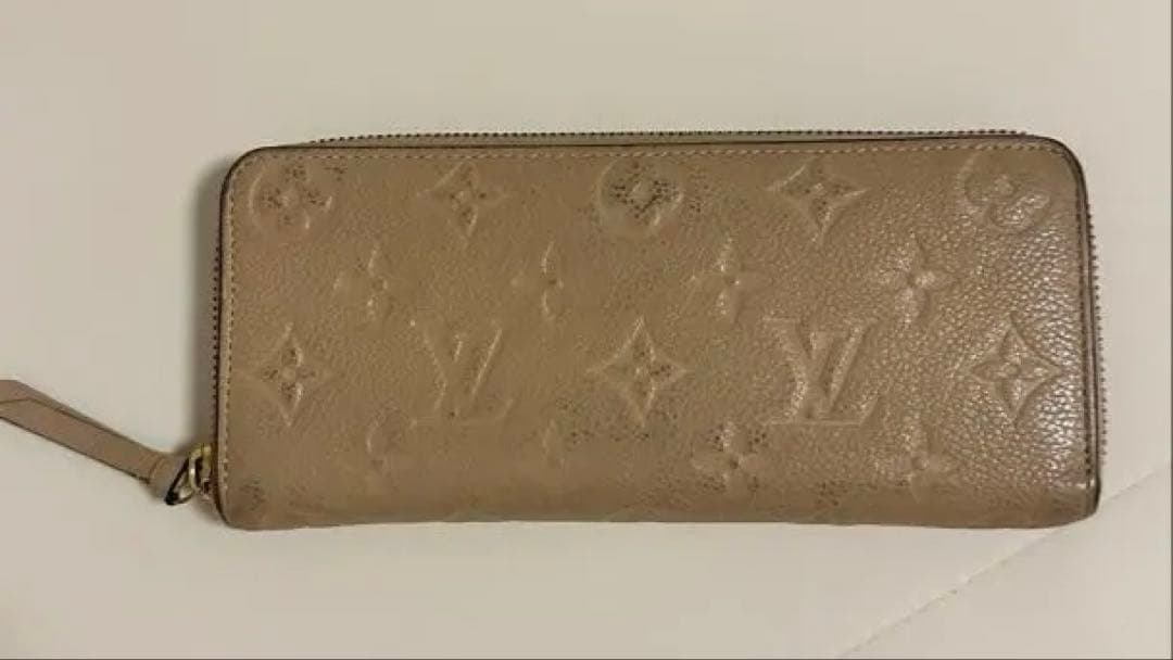 Louis Vuitton ベージュ モノグラム長財布