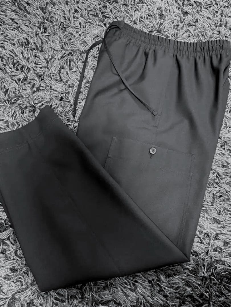 【新品】KENZO ウール　カーゴ　スラックス　ブラック　XS