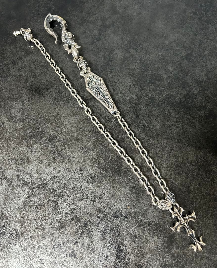 F.A.L/ウォレットチェーン/シルバー/全長68cm