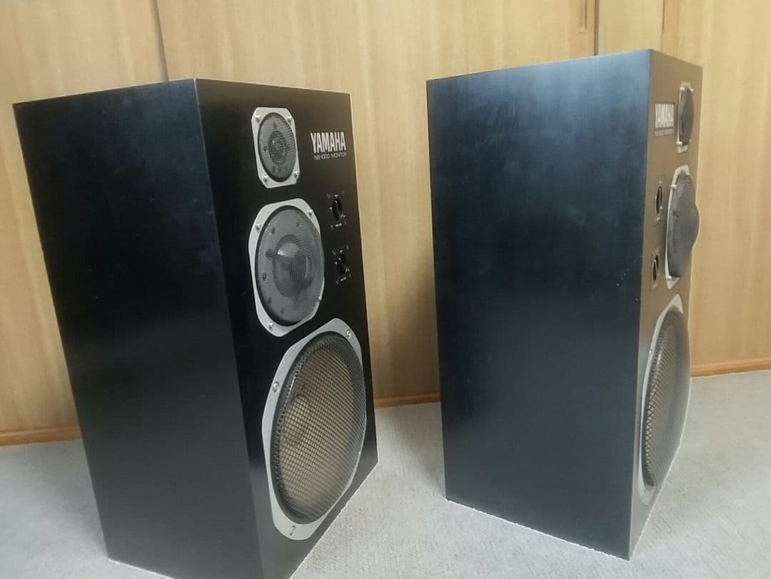 ②左(L)YAMAHA NS-1000 MONITOR スピーカー