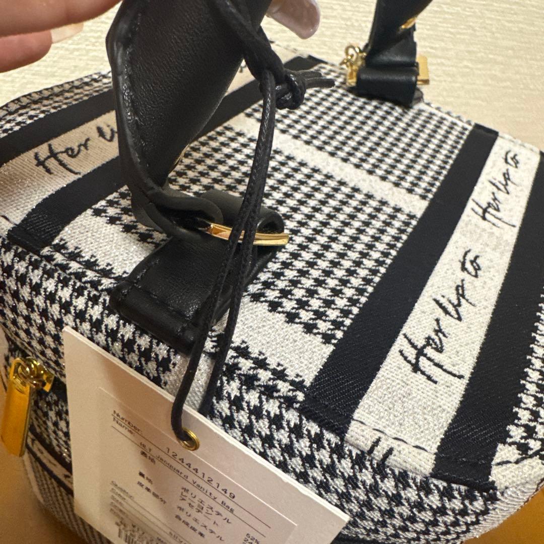 Herlipto Jacquard Vanity Bag HLT バニティバッグ