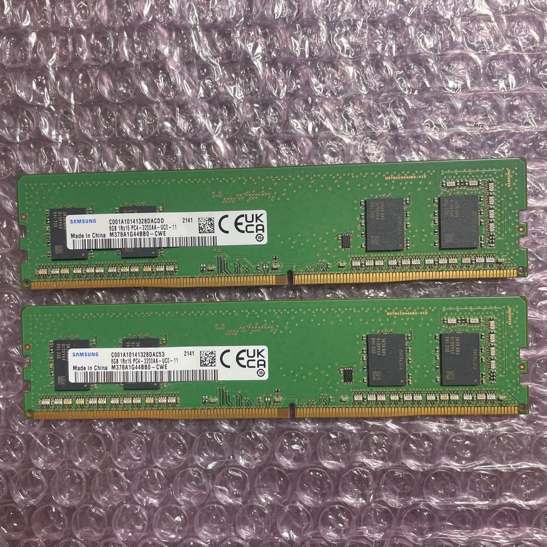 に*こ様 Samsung DDR4 3200MHz 8GB×2 16GB