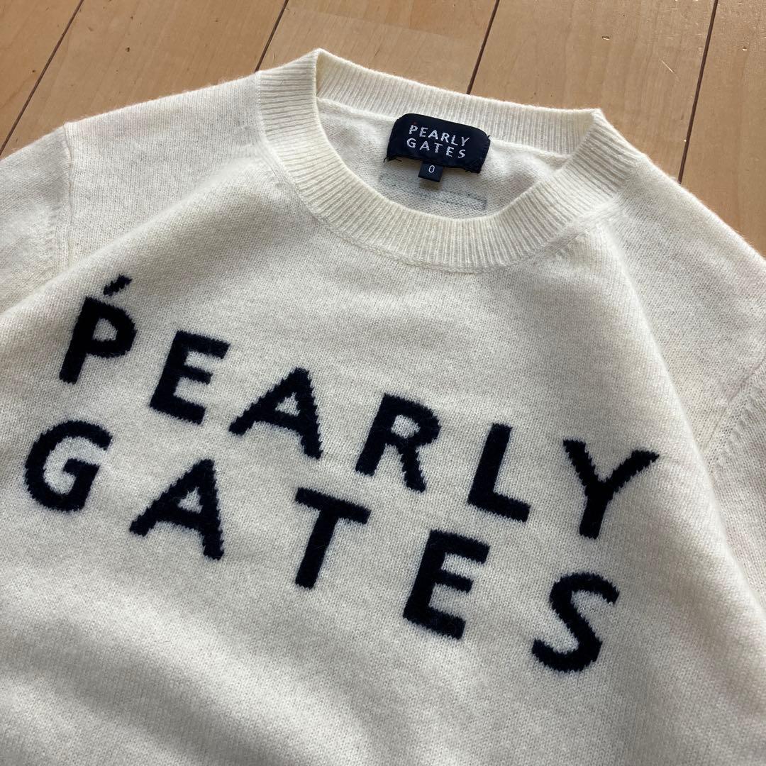 PEARLY GATES パーリーゲイツ　セーター　カシミヤ　アイボリー　0