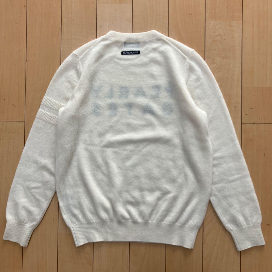 PEARLY GATES パーリーゲイツ　セーター　カシミヤ　アイボリー　0