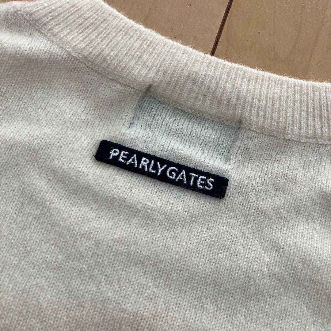 PEARLY GATES パーリーゲイツ　セーター　カシミヤ　アイボリー　0