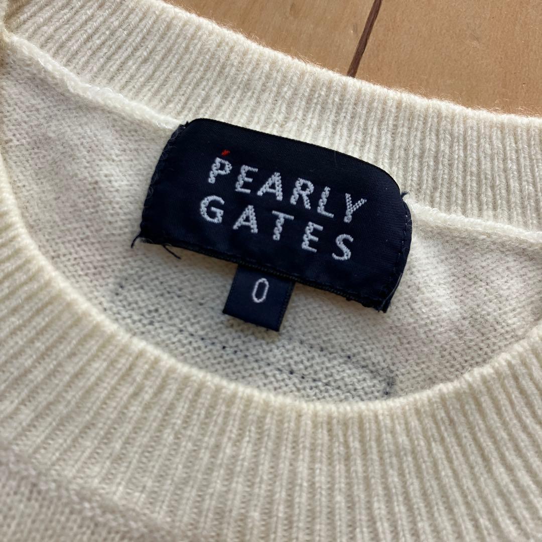 PEARLY GATES パーリーゲイツ　セーター　カシミヤ　アイボリー　0