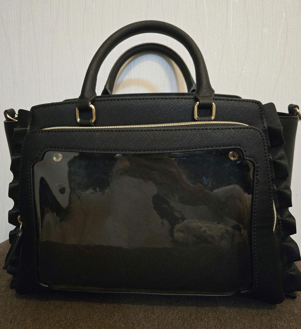 &chouette アンドシュエット 推し事バッグ トートバッグ ブラック