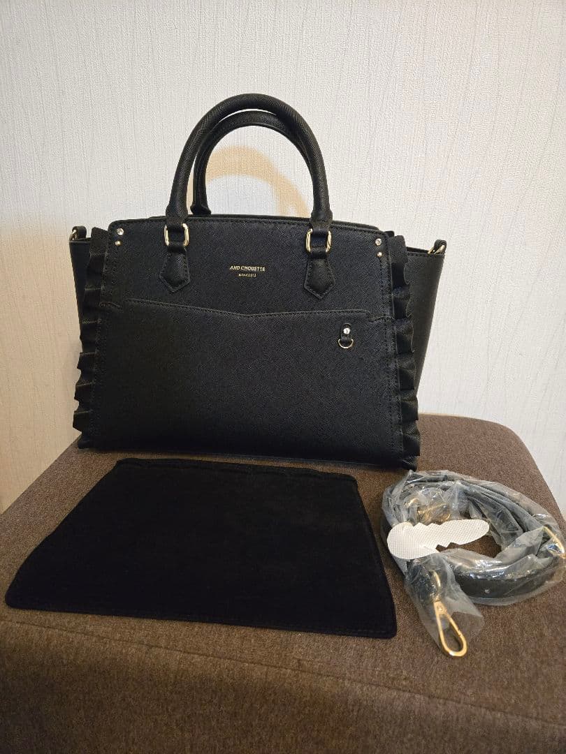 &chouette アンドシュエット 推し事バッグ トートバッグ ブラック