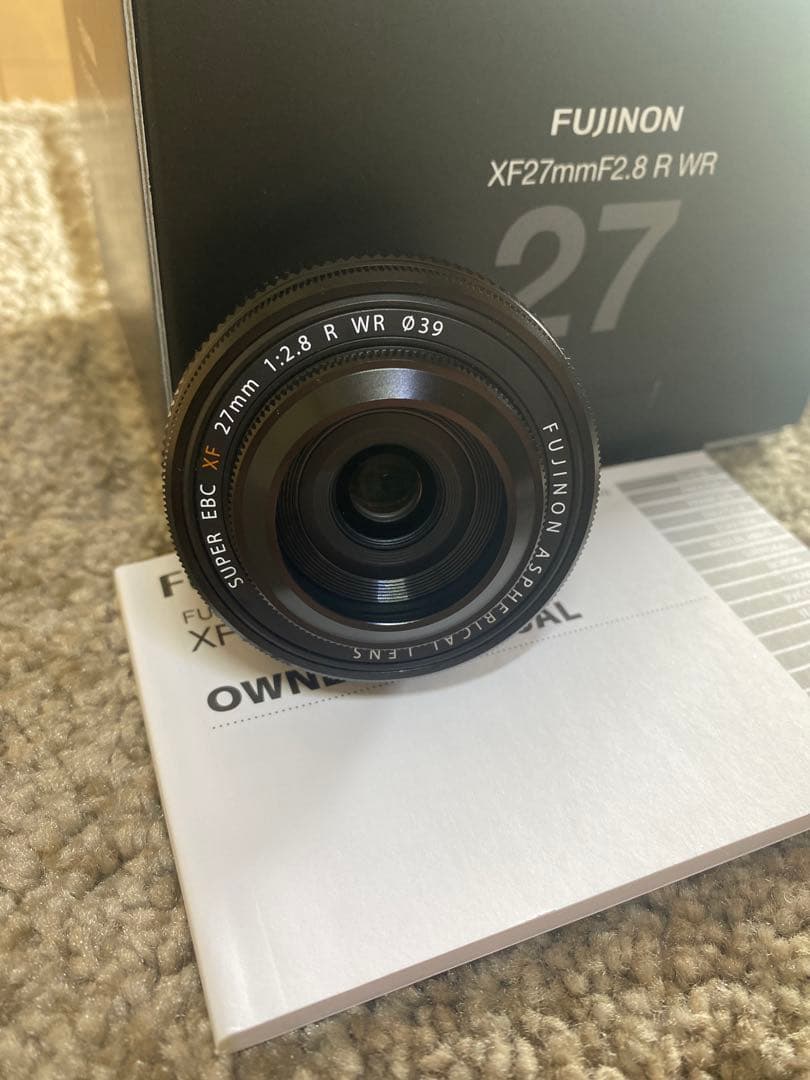 FUJIFILM XF27MMF2.8 R WR kenkoレンズフィルター付