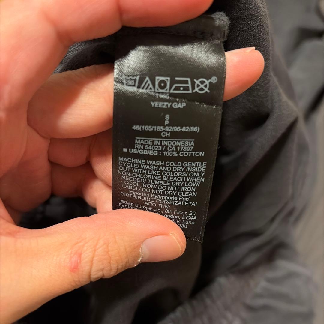 パンツ Yeezy Gap Sateen Cargo Pant Poetic Black