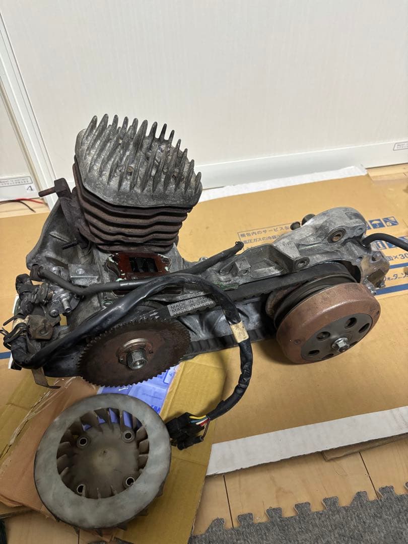 スーパーディオ　AF27・AF28 クランクベアリング交換済エンジン。