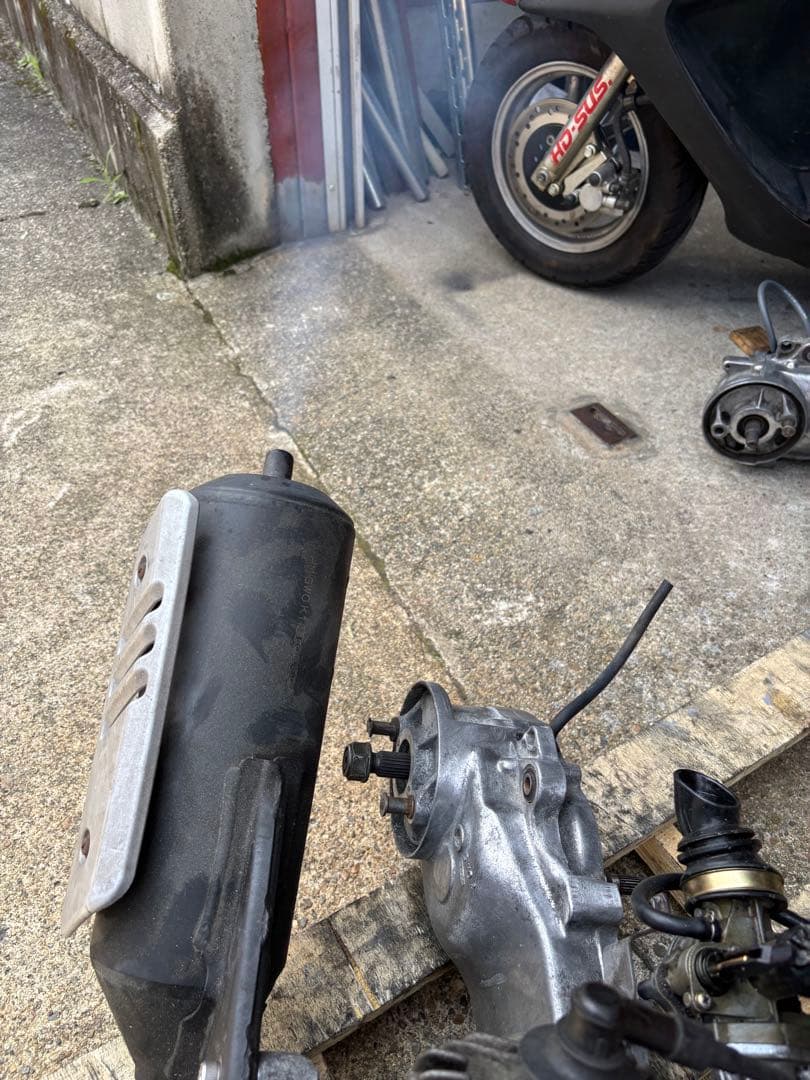 スーパーディオ　AF27・AF28 クランクベアリング交換済エンジン。