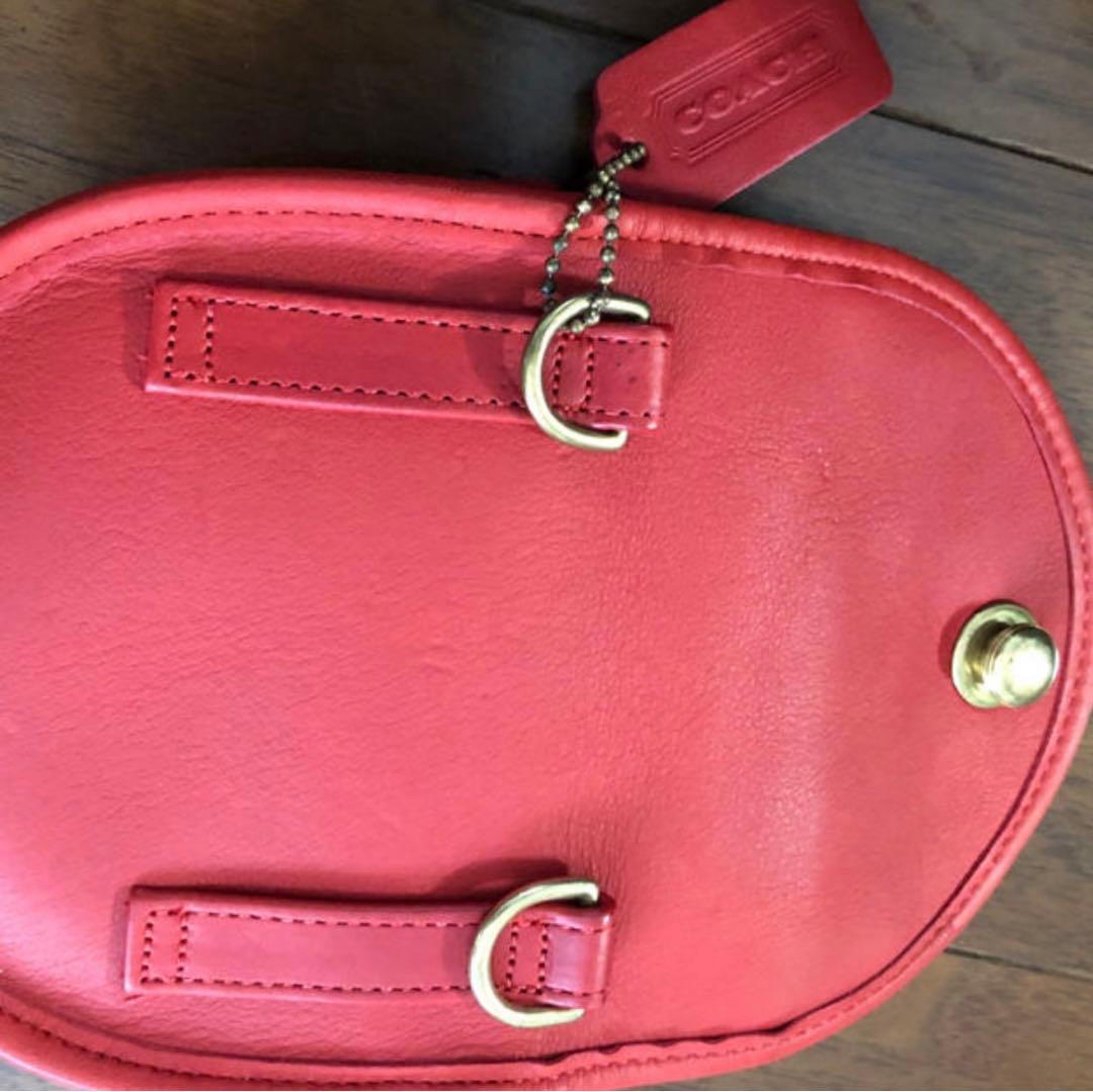 未使用　コーチ/COACH 2wayバッグ　US製赤色