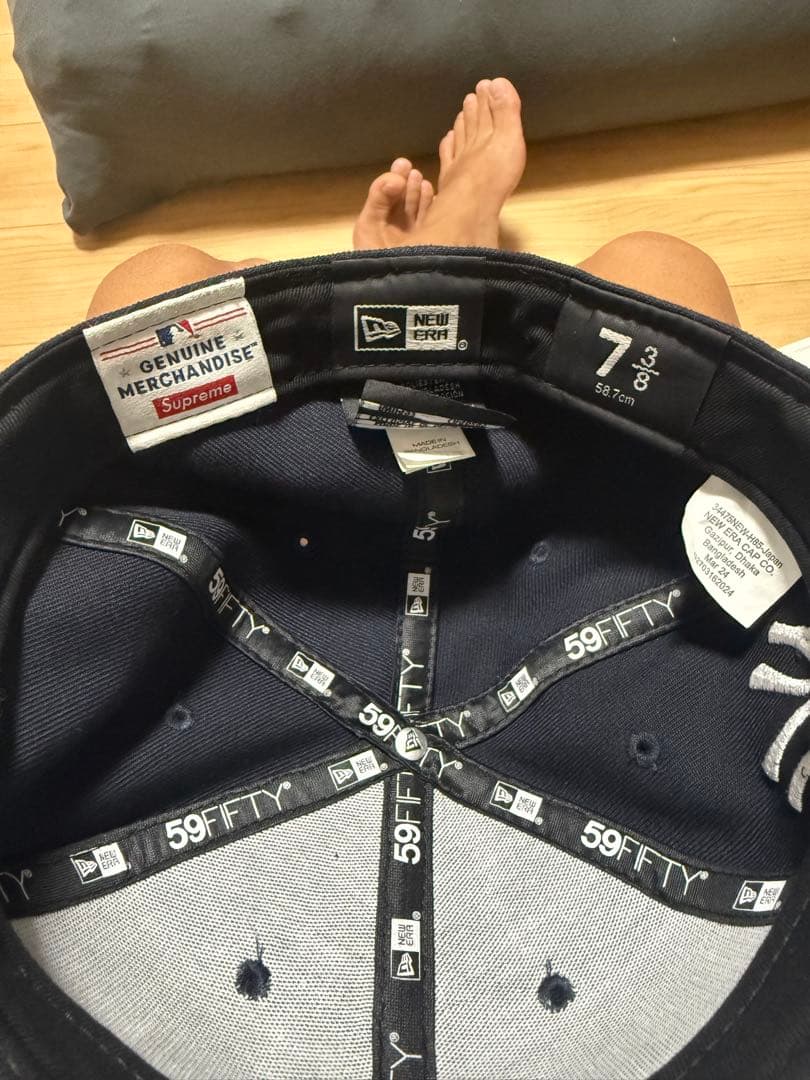Supreme 59FIFTY ニューヨーク・ヤンキースキャップ 7 3/8