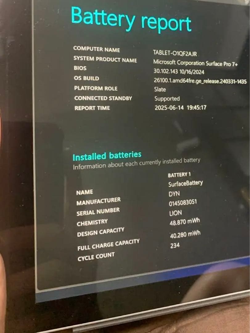 【超美品・11世代】 Surface Pro7＋　8G/256G Of