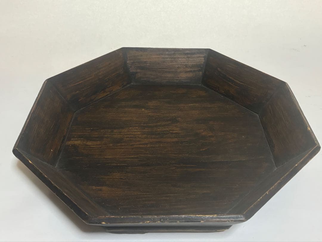 李朝八角盆　径49cm！