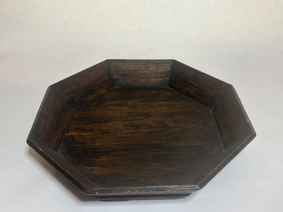 李朝八角盆　径49cm！