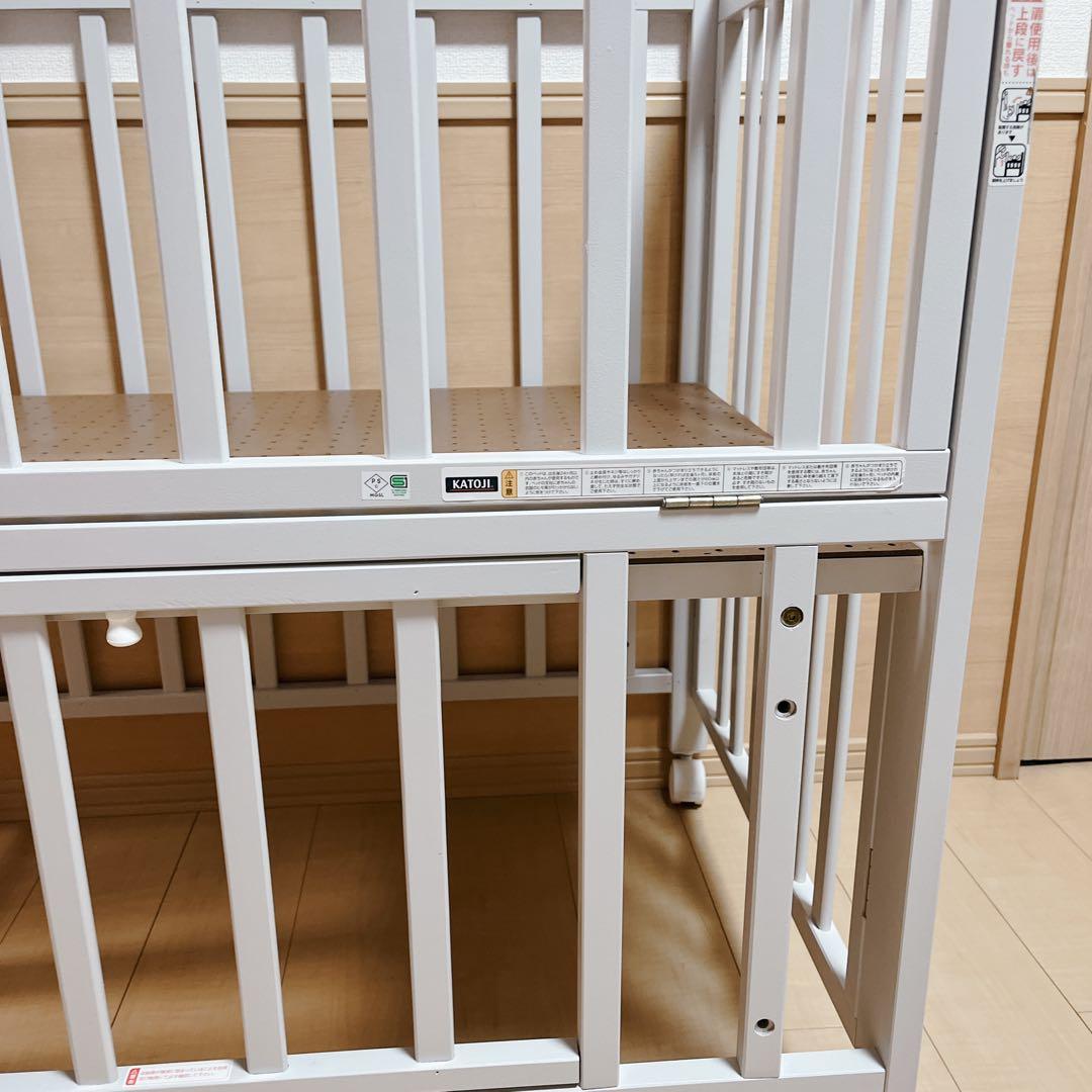 KATOJI カトージミニベビーベッド グレー