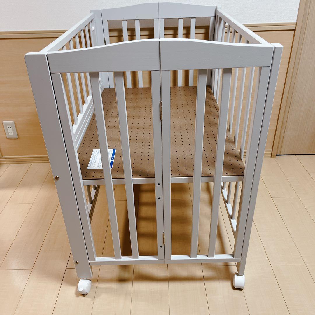 KATOJI カトージミニベビーベッド グレー