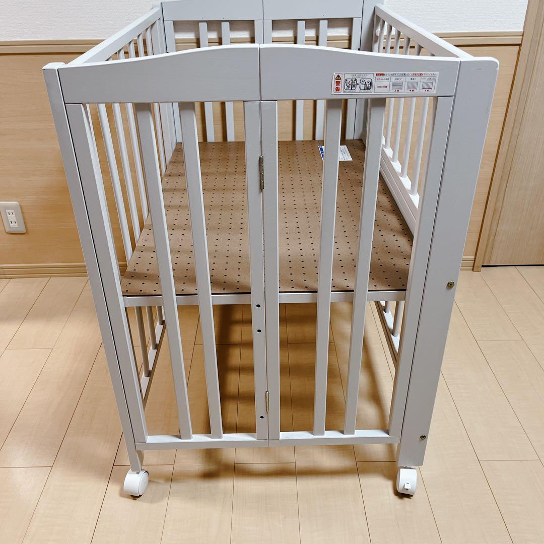 KATOJI カトージミニベビーベッド グレー