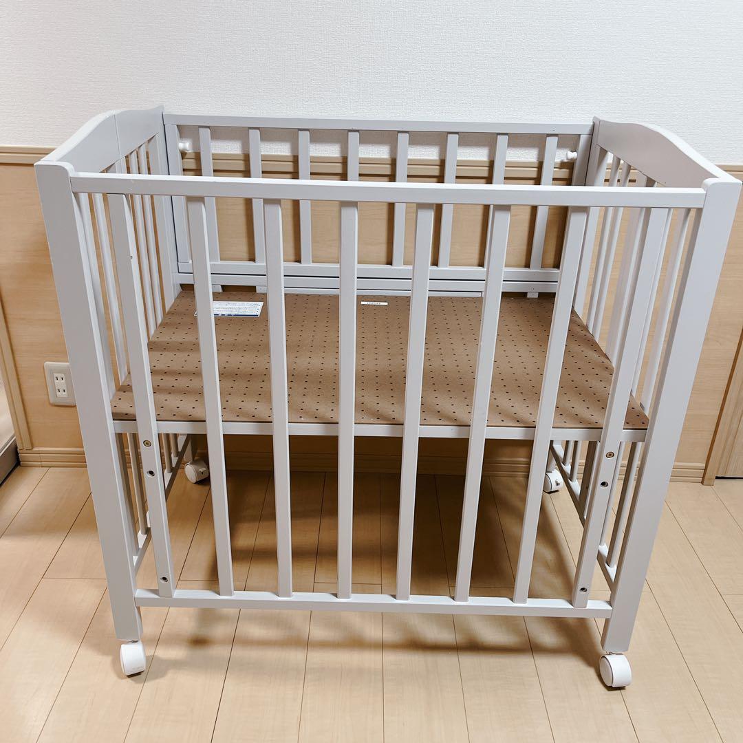 KATOJI カトージミニベビーベッド グレー