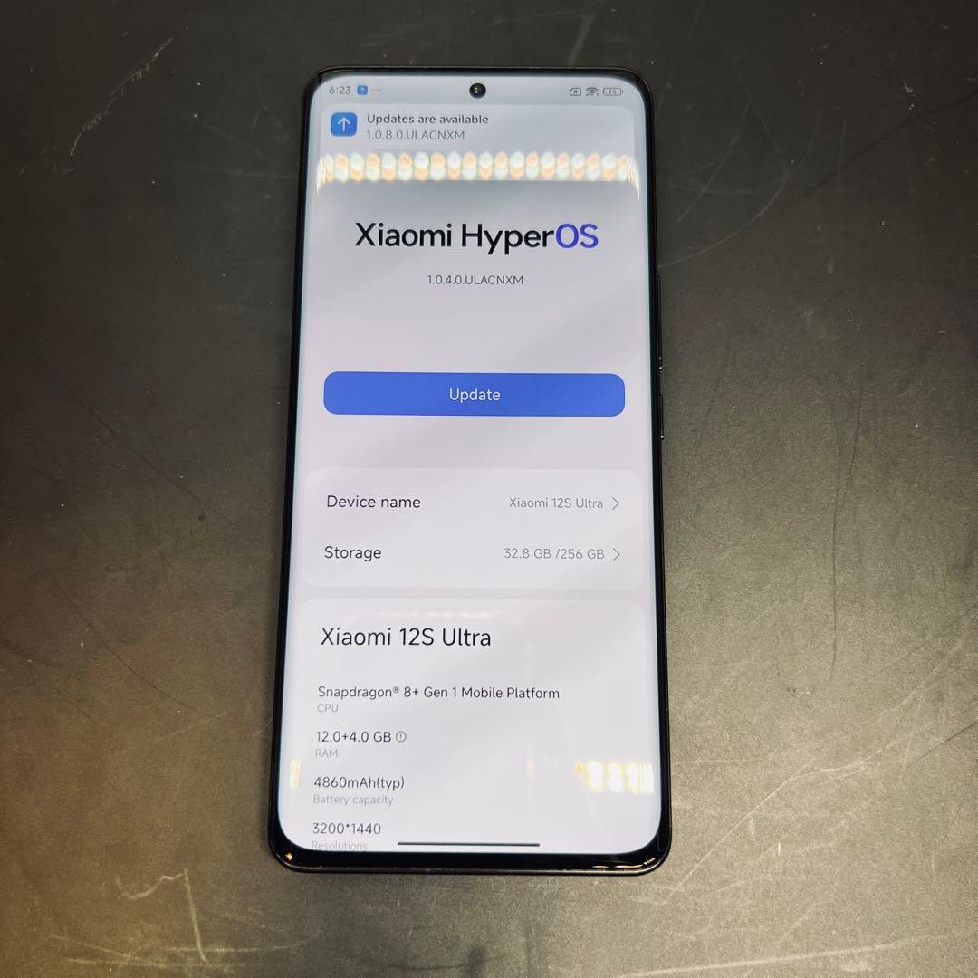 【大陸版】 Xiaomi 12S ultra 本体 動作確認済み