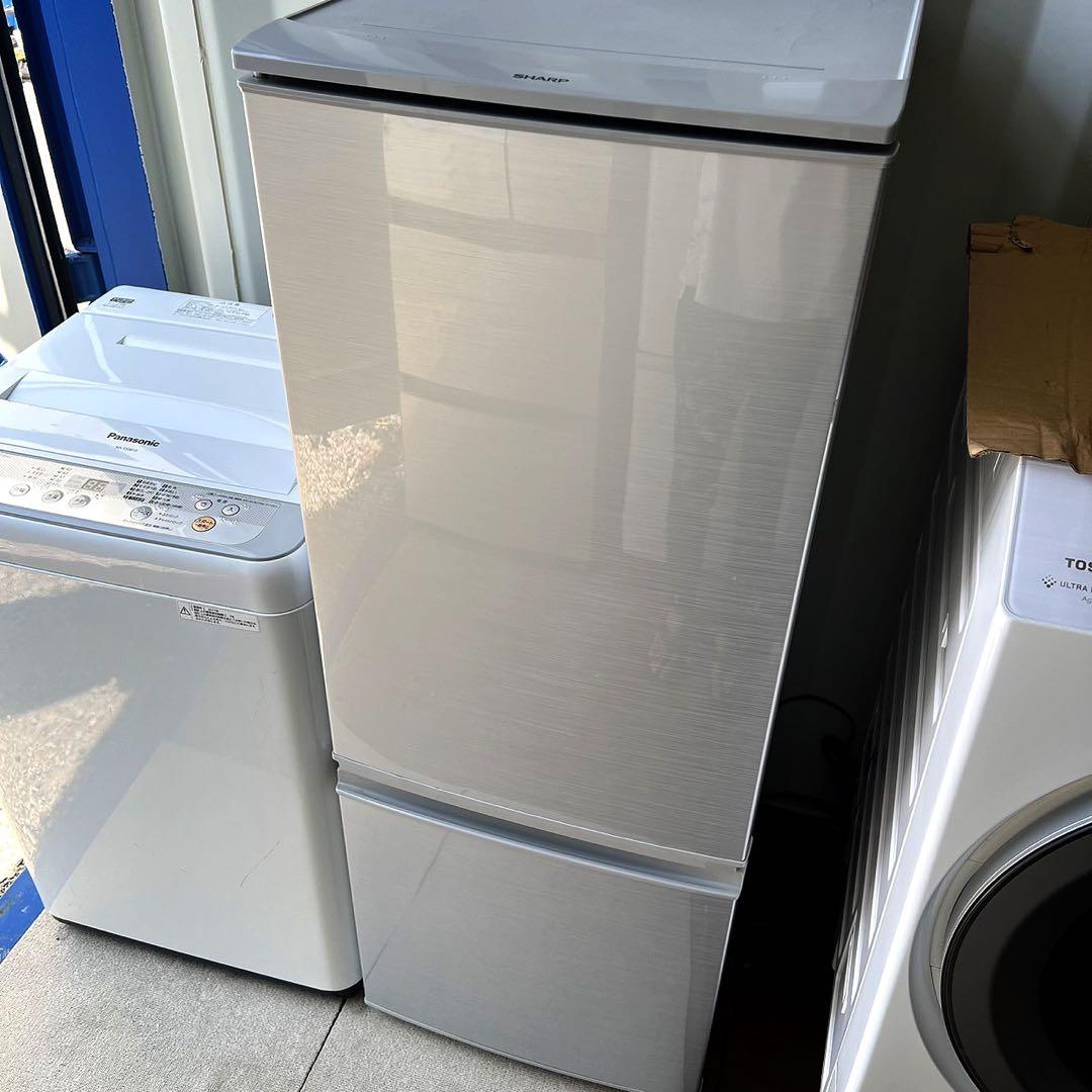 取付無料！新生活応援！SHARPシルバー大きめ冷蔵庫パナソニック洗濯機！
