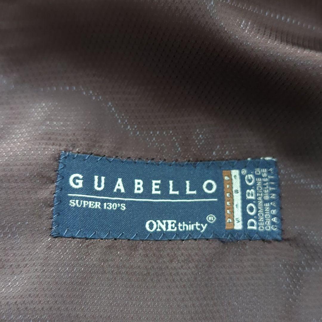 未使用級 L ヒルトン グアベロ スーパー130s グレンチェック セットアップ