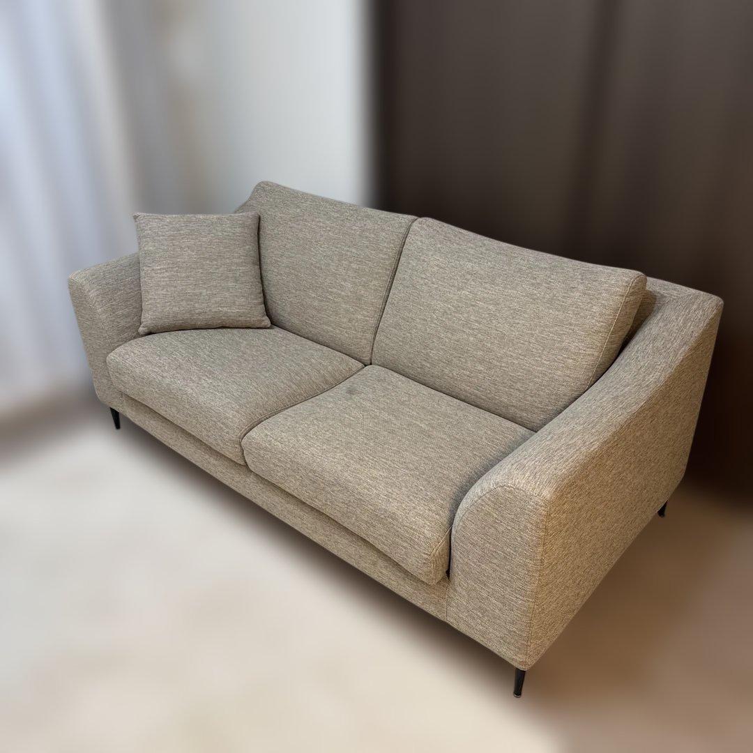 【梱包発送たのメル便】ニトリ ワイドソファ　【1/19発送】