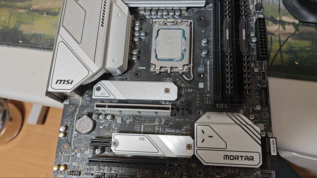 I5-12400F+マザーボードB660M+DDR4 8GX2