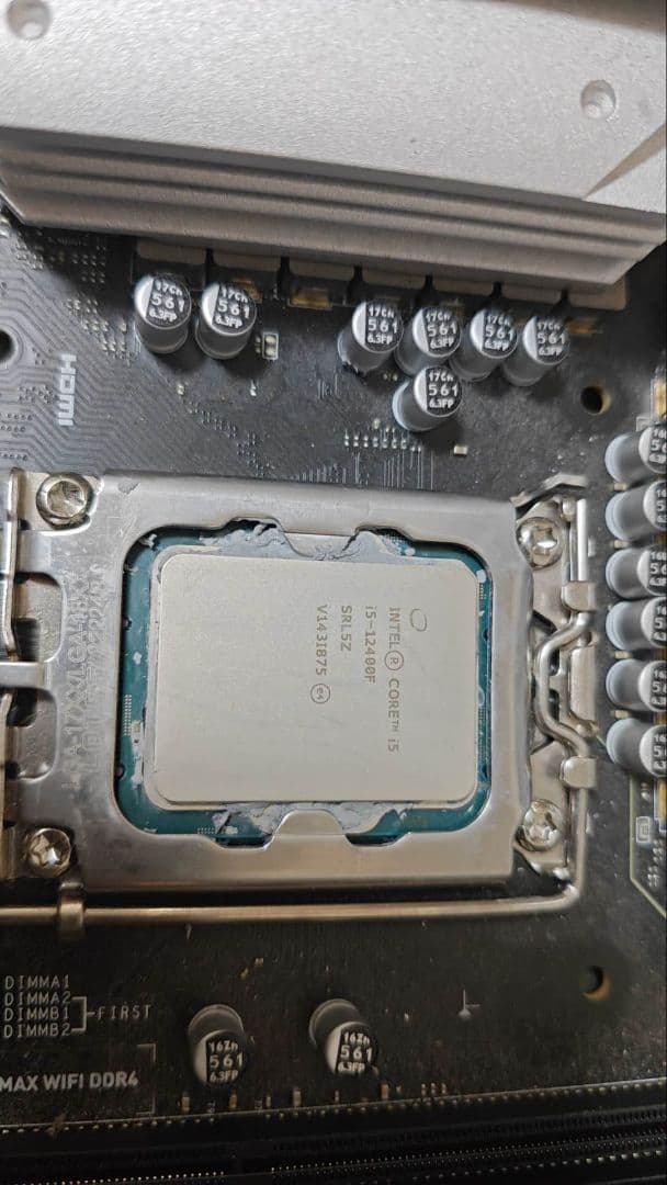 I5-12400F+マザーボードB660M+DDR4 8GX2