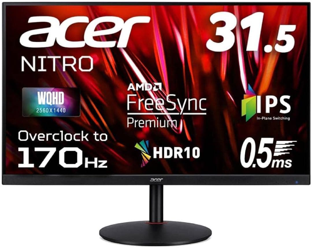 日本エイサー Acer ゲーミングモニター Nitro 31.5インチ