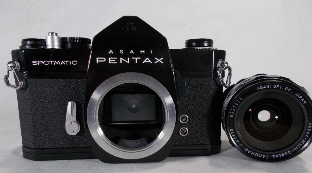 フィルムカメラ 整備済 完動品　Pentax SP　+ f/3.5　P190