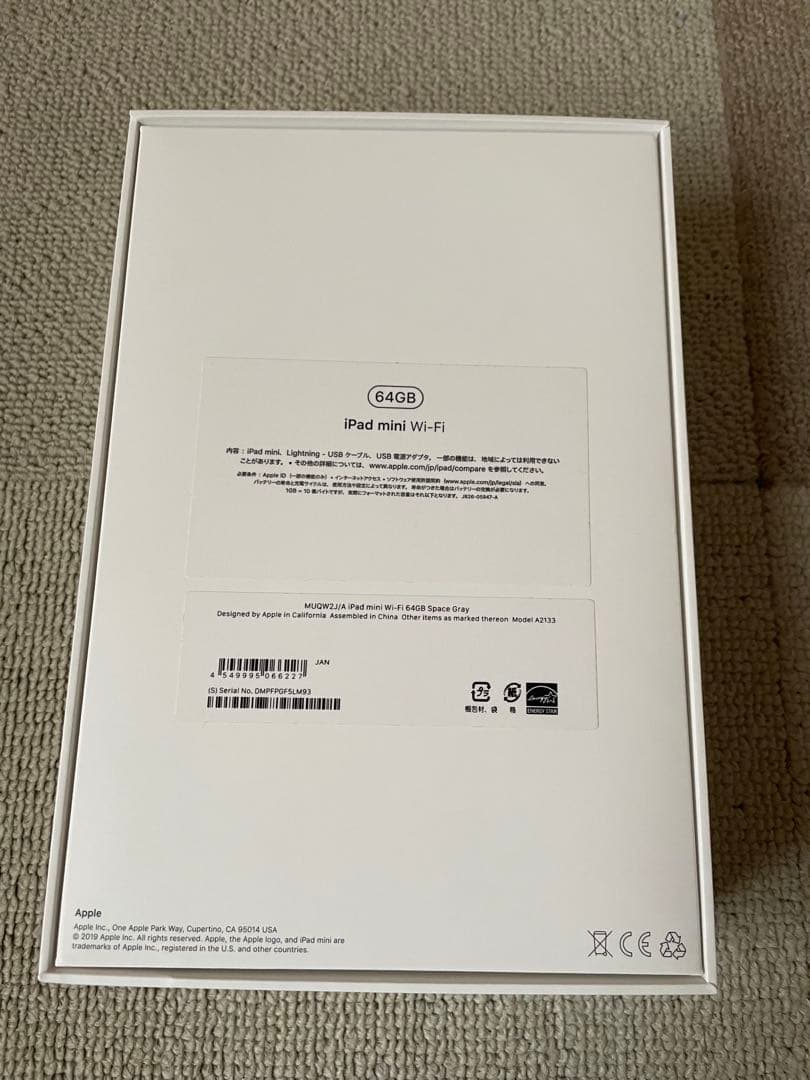 iPad本体 Apple iPad mini5