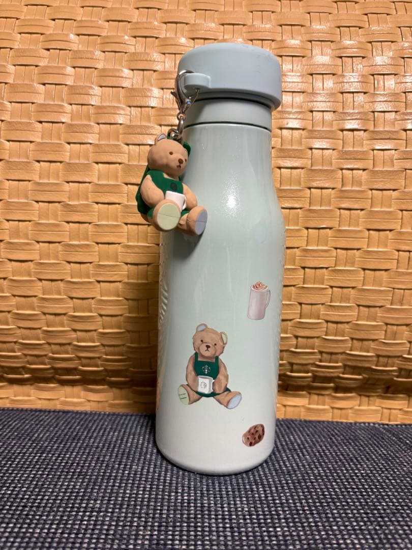 【未使用に近い】ジェラートピケ スターバックス　ステンレスボトル　ミントグリーン