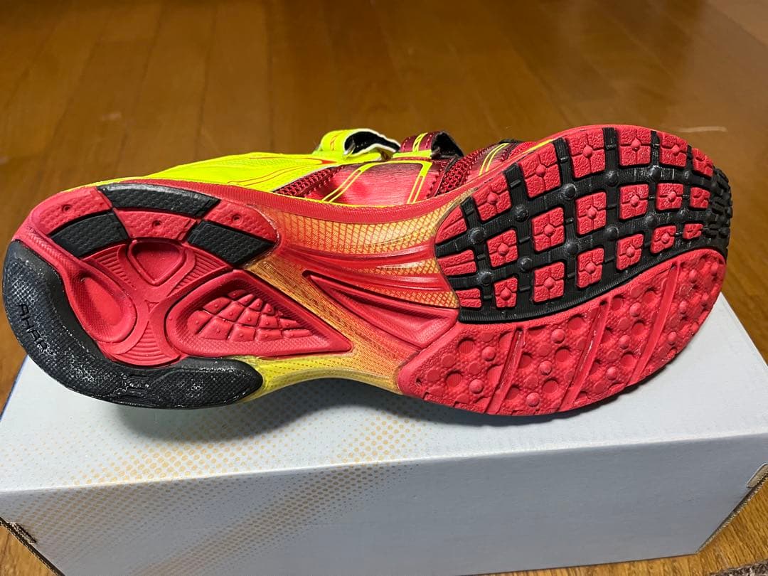 asics 野球トレーニングシューズ26.5cm 赤/黄