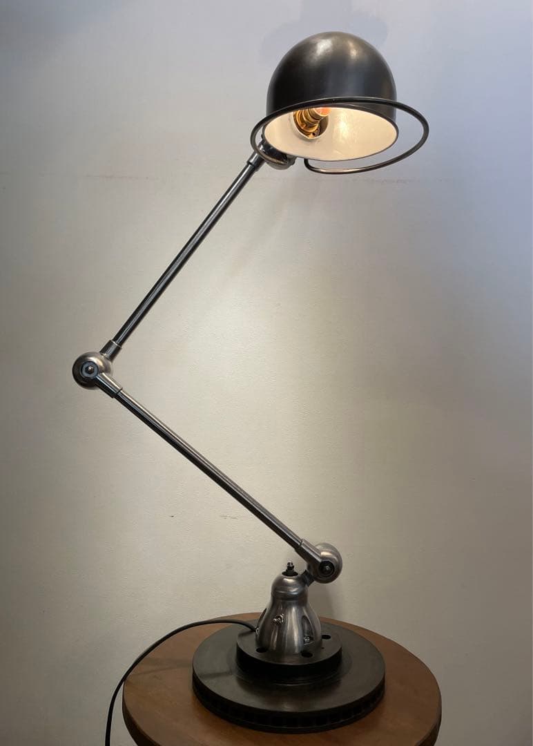 2. JIELDE 2bras ジェルデ ヴィンテージ アトリエランプ フランス