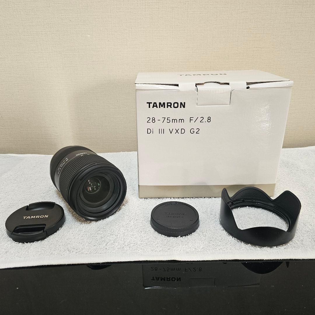 【1/9購入・使用2時間】TAMRON 28-75mm F2.8 G2（極美品）