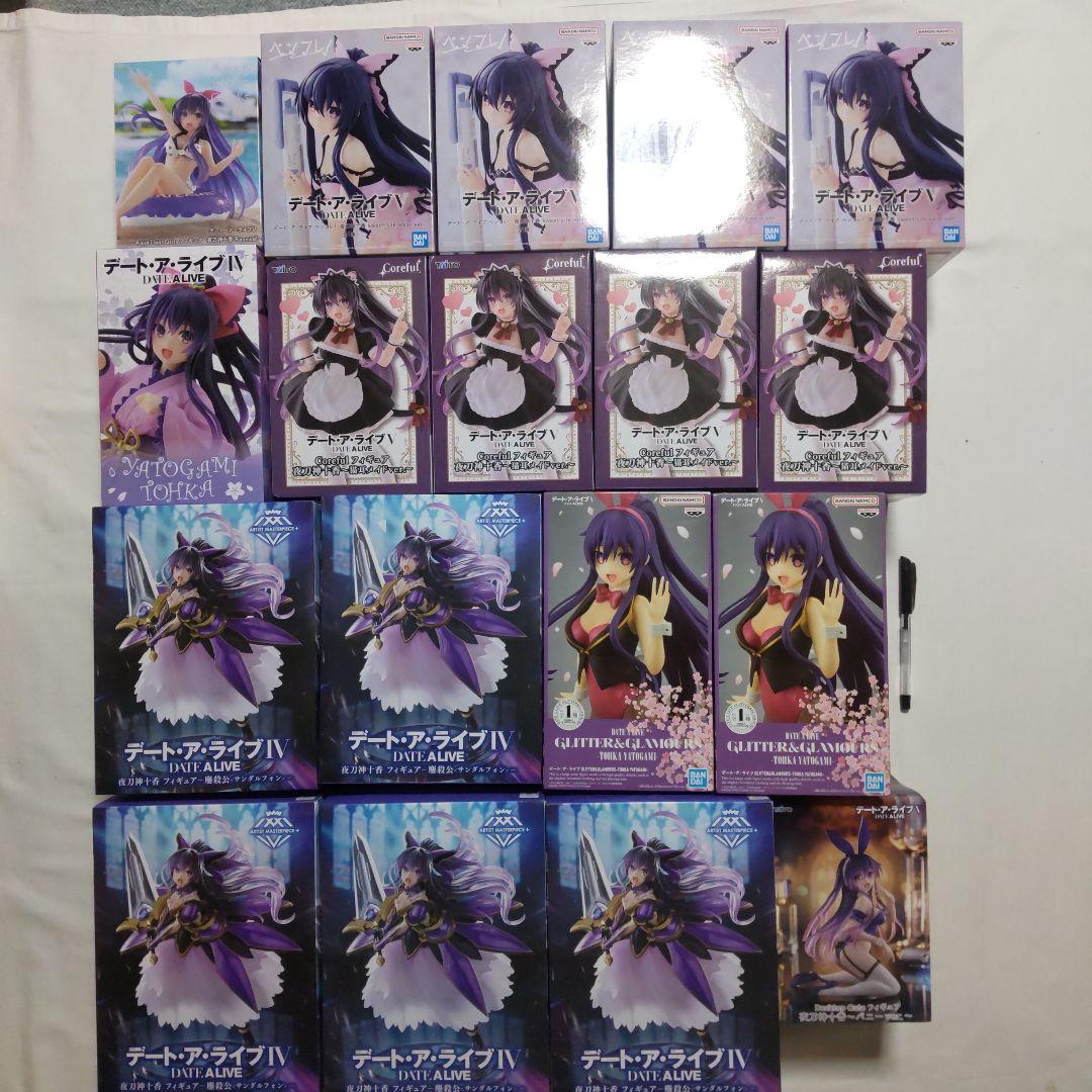 デート.ア.アライブV 夜刀神十香 プライズ景品 フィギュア 7種18体セット