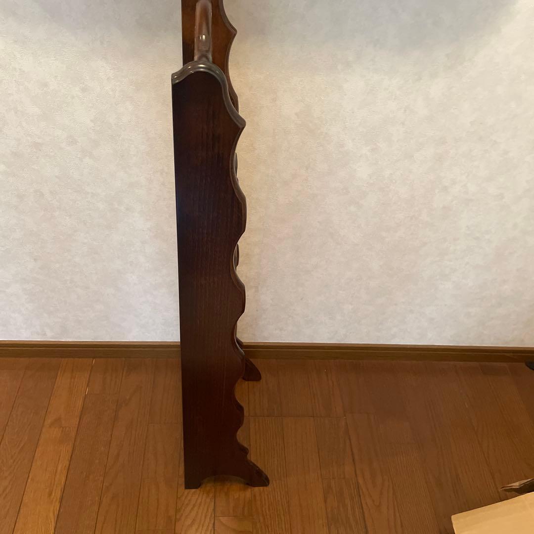 カリモク家具　コロニアルスリッパラックウォールナット　アンティーク