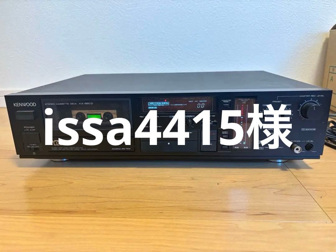 KENWOOD ＫＸ-８８０Ｄ　 カセットプレーヤー ブラック