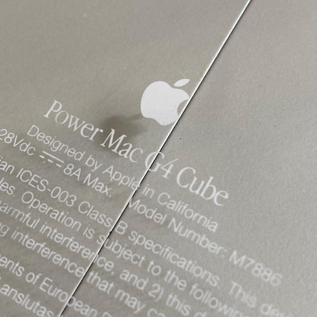 Macデスクトップ PowerMac G4 Cube 1.2GHz + GeForce2 MX